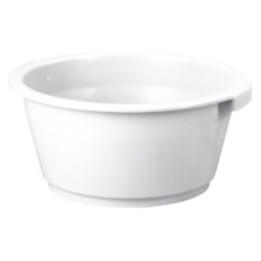 Barreño redondo blanco 38x18 cm. 15 l.  blanc (1 un.)