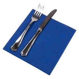 Servilleta p&p 40x40 cm.  2 h. azul (cj. 1200 serv.)