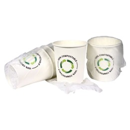 Vaso Funda Individual PLA 7oz cartón 210 ml.  (cj. 500 un.)