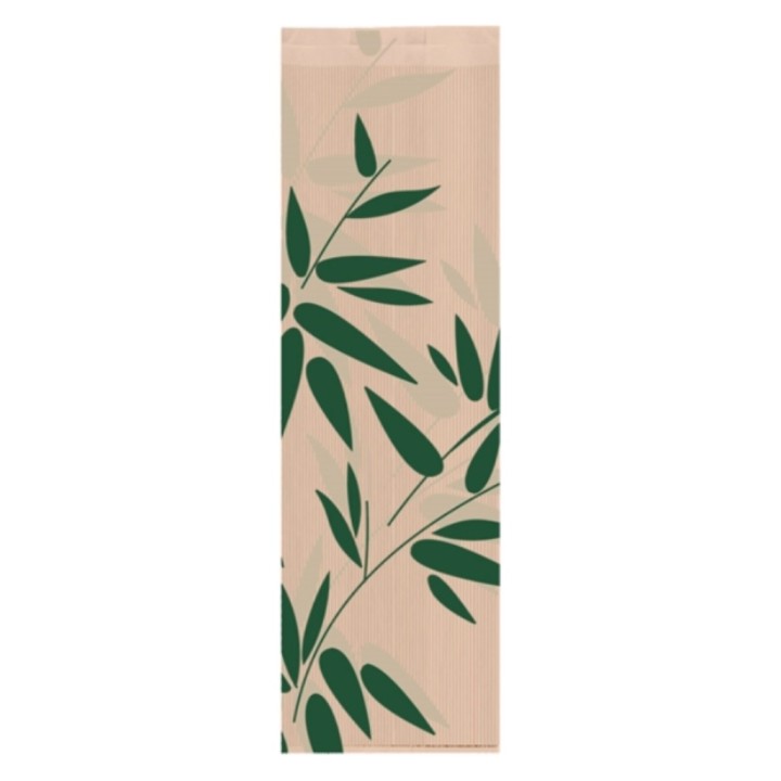 Bolsa panaderia baguette kraft 14+9x46 cm.  (pq. 500 bl.)