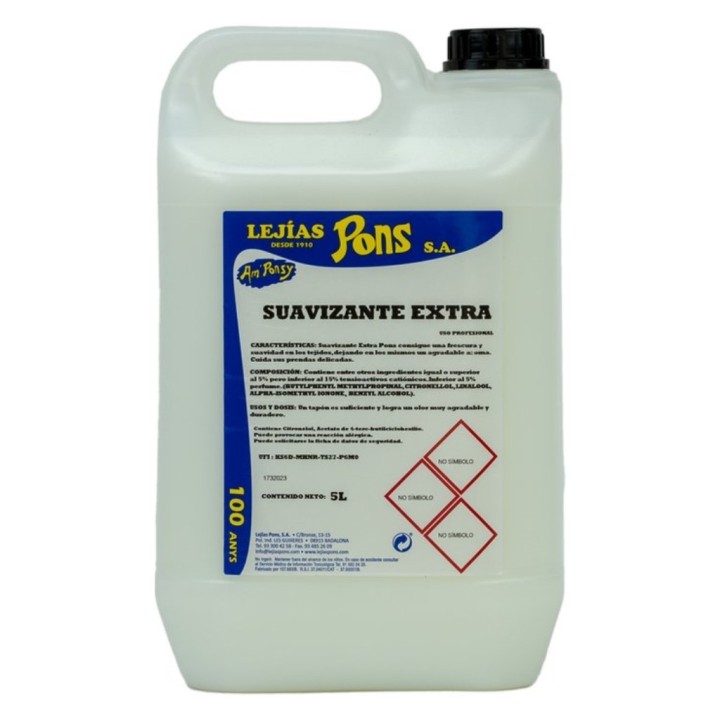 Amponsy suavizante ultraconcentrado aroma natural (gf. 5 kg.)