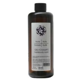 Botella Ambar Gel Champú 300 ml.  blanco (bt. 300 ml.)