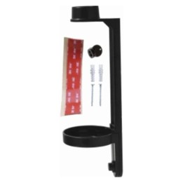 Soporte pared amenities negre (1 un.)
