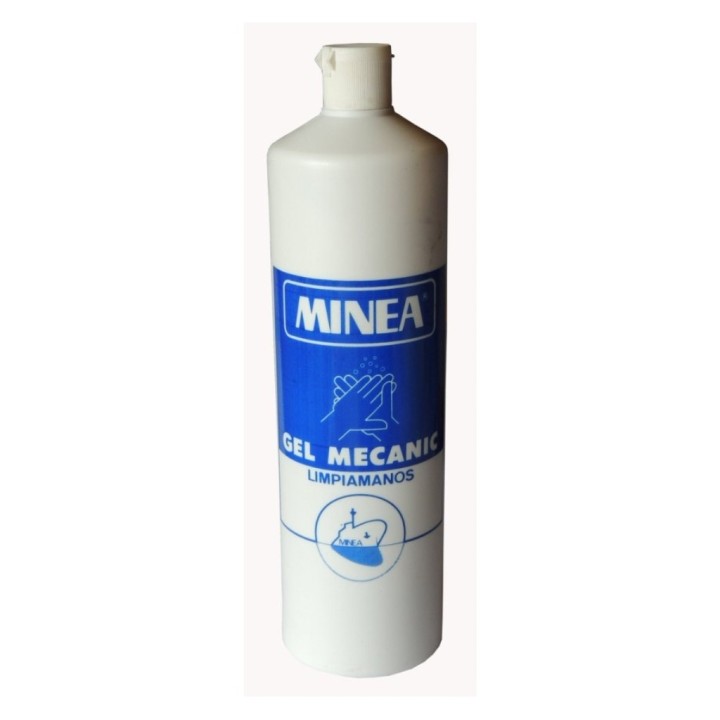 Limpiamanos gel mecánico Minea blanco (bt. 500 cc.)
