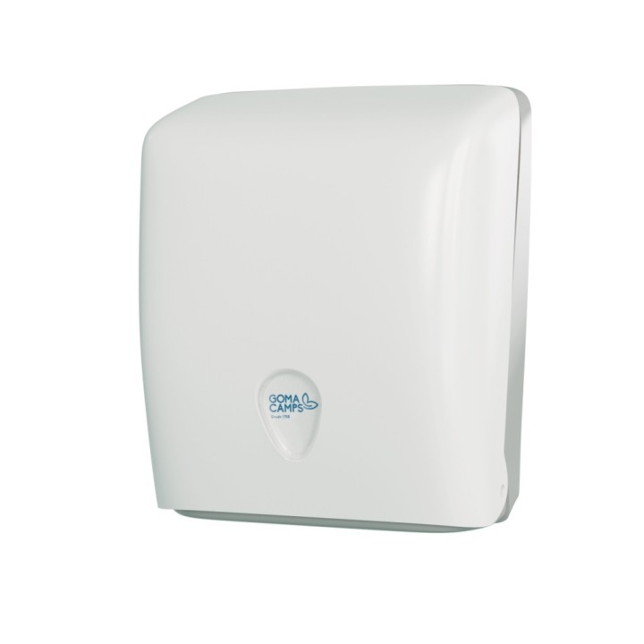 Dispensador toallas plástico  blanco (1 un.)