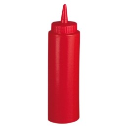 Pera para salsas 240 ml. rojo (pq. 6 un.)