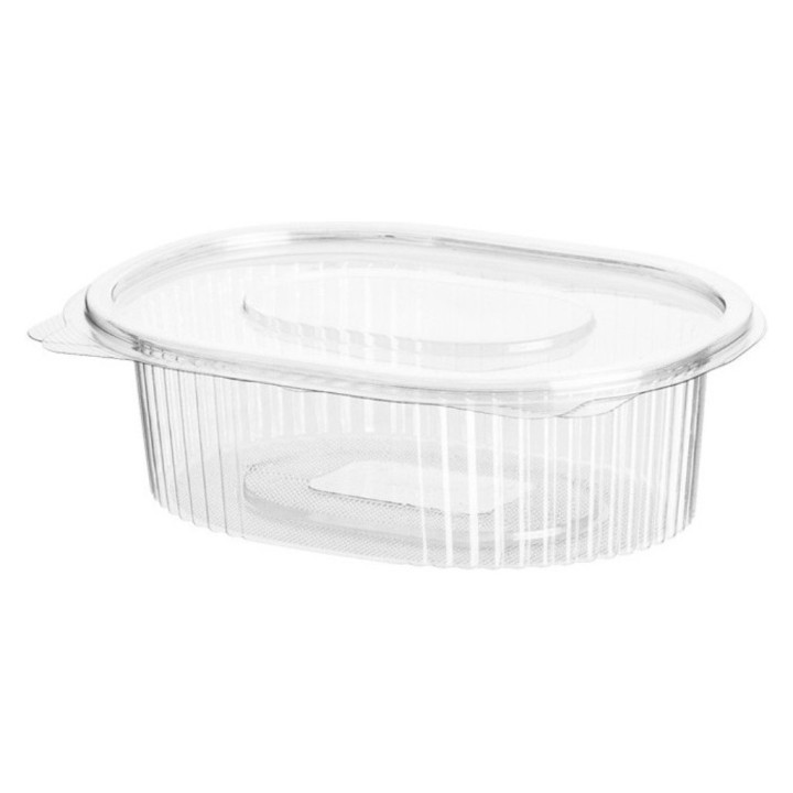 Envase (pet 2000 cc.) Oval. c/tapa 225x117x85 mm.  (pq. 50 recip.)