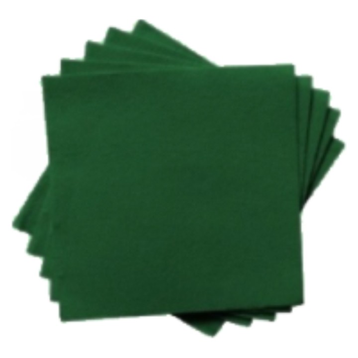 Servilleta p&p 20x20 cm.  2 h. verde (pq. 100 serv.)