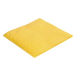 Servilleta p&p 20x20 cm.  2 h. amarillo (pq. 100 serv.)