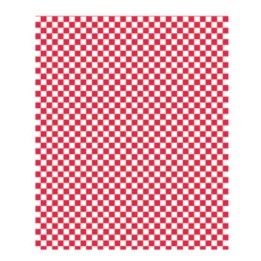 Papel antigrasa (cuadros rojos) 31x38 cm.  35 g. (pq. 1000 un.)