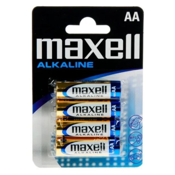 Pila alcalina AA (LR6) maxwell  (pq. 4 un.)