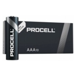 Pila alcalina Procell AAA (LR03) Duracell (pq. 10 un.)