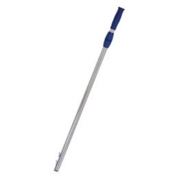 Pertiga piscina 2 segm. (clip/palomilles) eco aluminio  2,67-4,8 m. azul (1 un.)