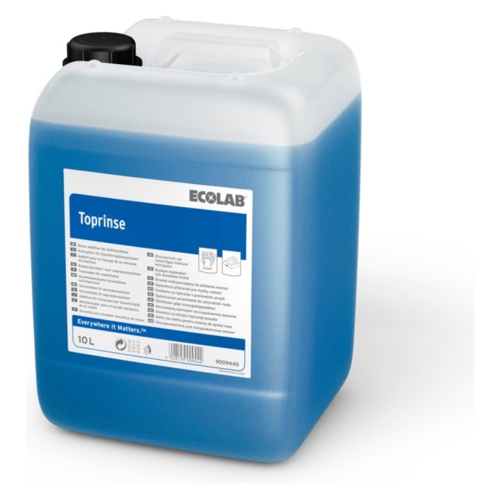 Toprinse abrillantador liquido para lavado mecanico ecolab  (gf. 10 kg.)