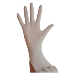Guantes látex sin polvo  t/xs 5,5 g. (pq. 100 un.)