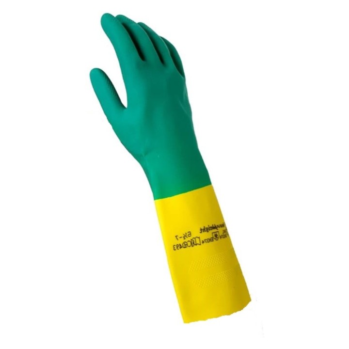 Guantes Bicolor Heavyweight (vileda) t/s 6-6 1/2 (1 par.)