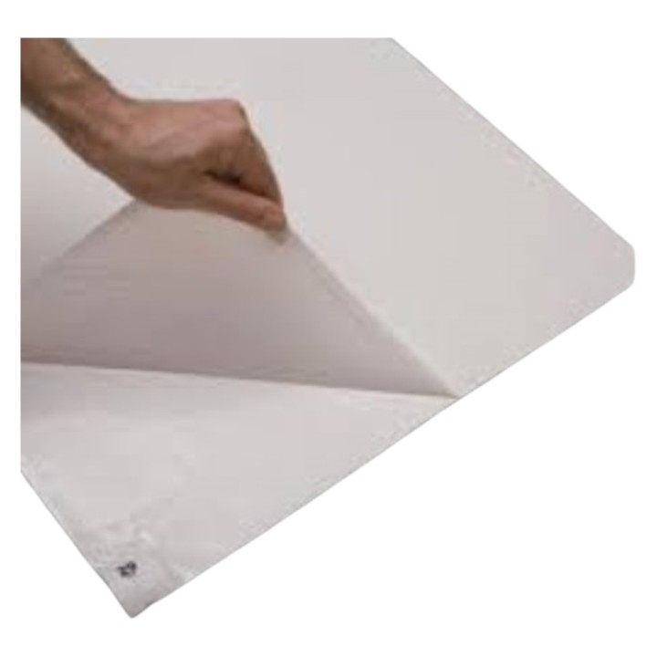 Alfombra laminas adhesiva blanco 115x45 cm.  (cj 8 pq. 30 lam.)