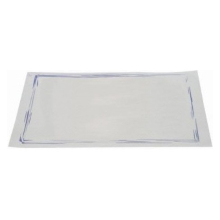 Mantel Tokyo Blanco cenfa azul. papel 30x40 cm.  (cj. 1000 mant.)
