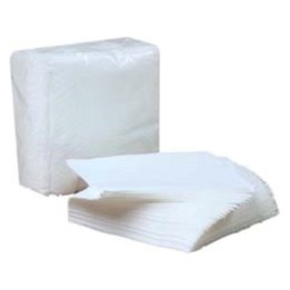 Servilleta (GC) 30x30 cm.  1 h. blanc (pq. 100 serv.)