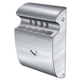 Cenicero Mural Para Exterior inox 24x9,5x32 cm.  (1 un.)