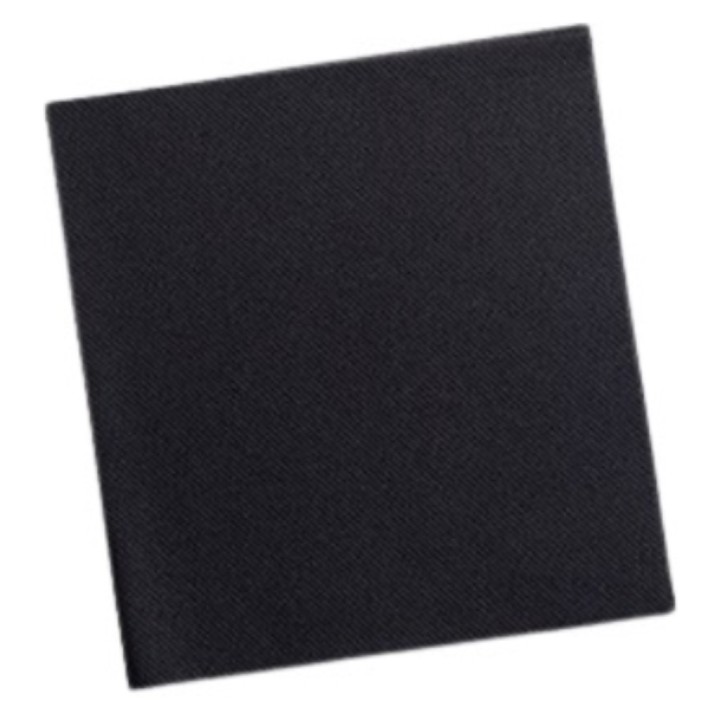 Servilleta tisú sec 20x20 cm. 1 h. negra (pq. 100 serv.)