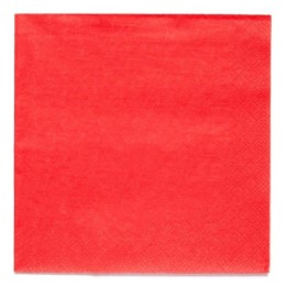 Servilleta p&p 33x33 cm.  2 h. rojo (cj. 27 pq. 50 serv.)