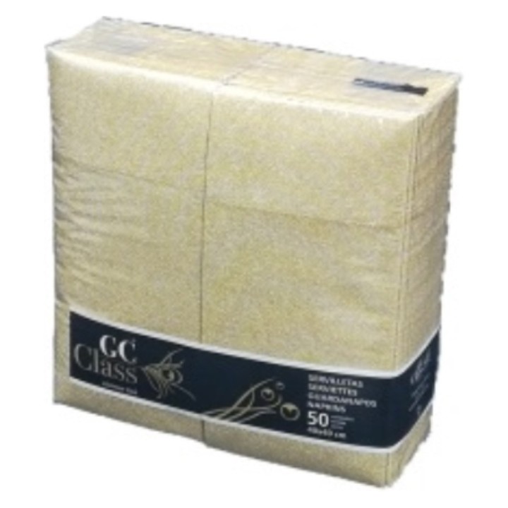 Servilleta Filum Kangur GC Class 40x40 cm.  1 h. oro (pq. 50 serv.)