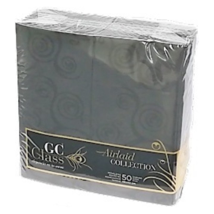 Servilleta Kangur GC Class 40x40 cm.  1 h. negre (pq. 50 serv.)