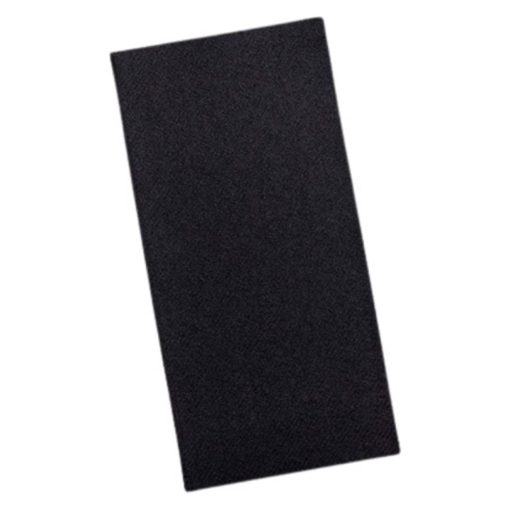 Servilleta Tissu Sec 1/8 40x40 cm.  1 h. negre (pq. 30 serv.)