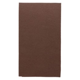 Servilleta Elegance 40x40 cm. 1 h. vela marrón (pq. 40 serv.)