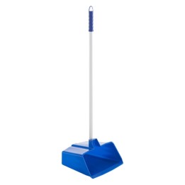 Recogedor alimentario industrial c/mango aluminio azul