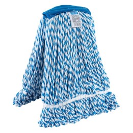 Mopa ind. c/banda microf. 200 g. azul/blanco (1 un.)