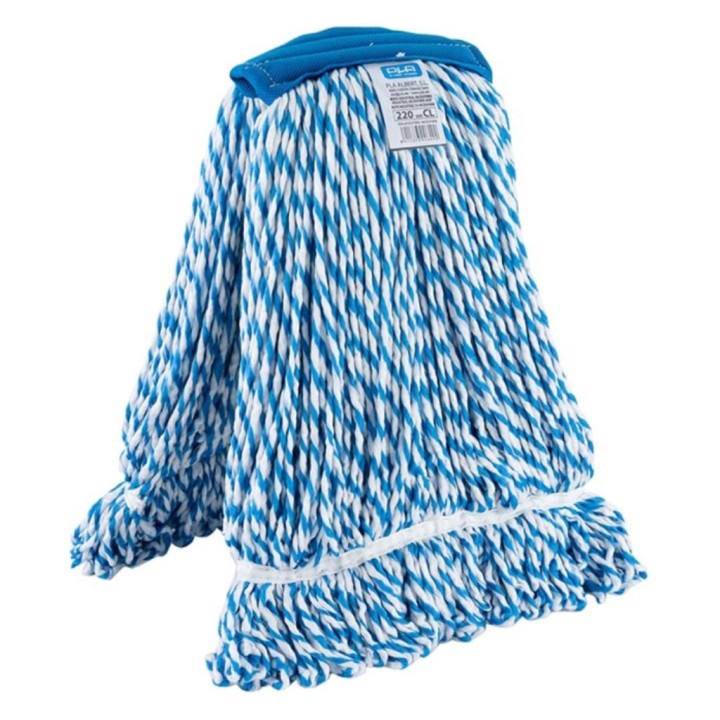 Mopa ind. c/banda microf. 200 g. azul/blanco (1 un.)