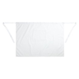 Delantal camarero s/peto 75x60 cm. blanco