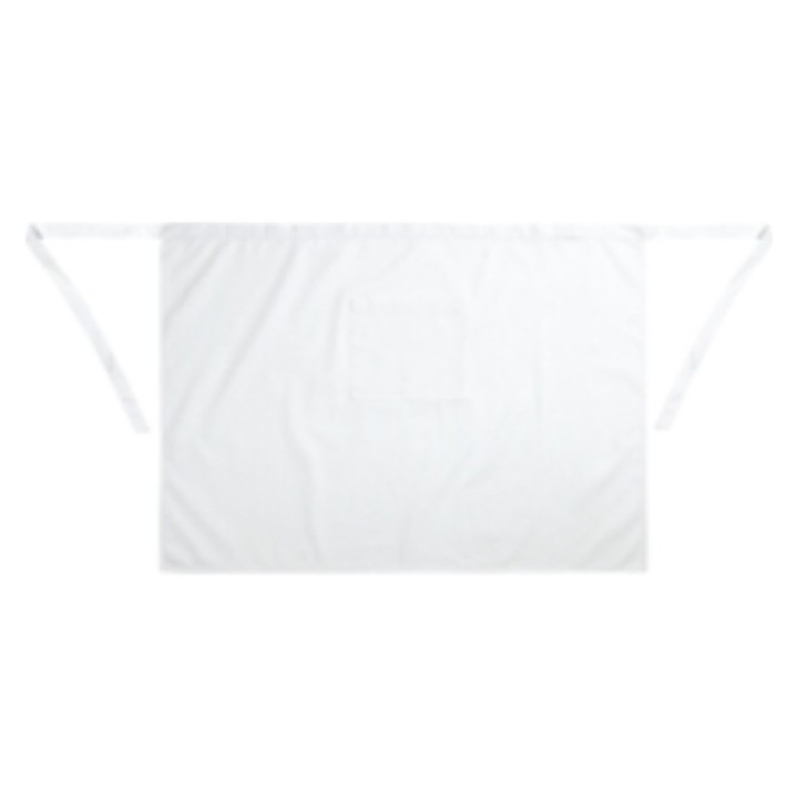 Delantal camarero s/peto 75x60 cm. blanco