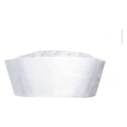 Gorro barman (militar) Roll Drap blanco