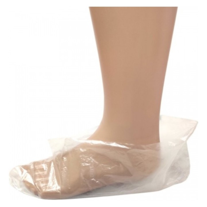 Calzas zapateria higiene polietileno  transparente (cj. 500 un.)