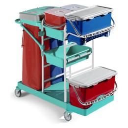 Carro impregnacion line healthcare 115x60x115 cm.  verde (1 un.)