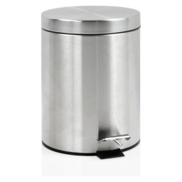 Papelera c/pedal inox satinado 20x28x29 cm. 5 l.  (1 un.)