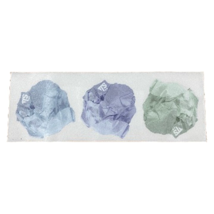 Set 3 etiquetas adhesiva Dibujo papel pvc 19,5x6,5 cm.  (1 un.)