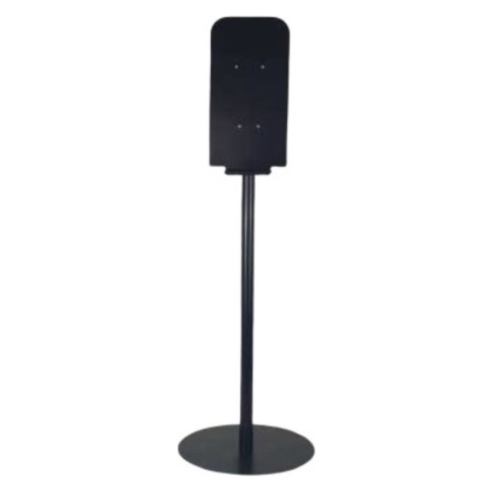 Poste peana y soporte para dosificador negro