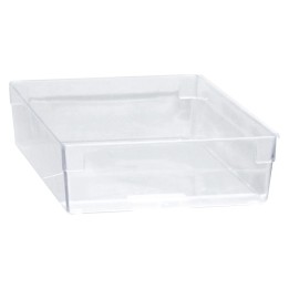 Caja portaobjetos alimentaria 225x115x53 mm. transparente