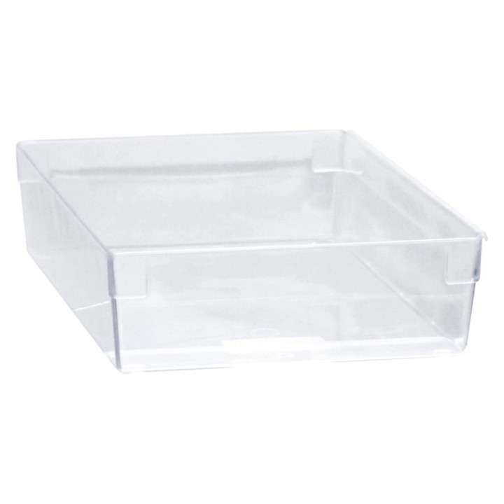 Caja portaobjetos alimentaria 225x115x53 mm. transparente