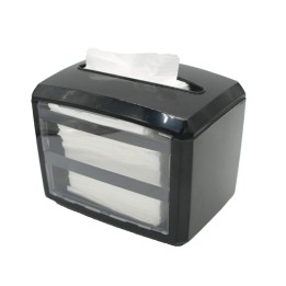 Dispensador rectangular de sobremesa para servilletas V y Z de 17 a 10 cm. (1 un.)