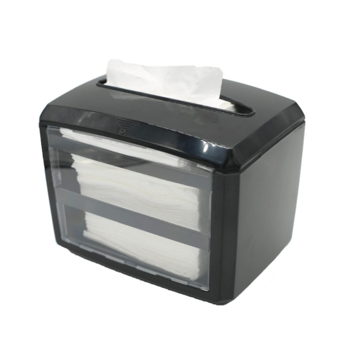 Dispensador rectangular de sobremesa para servilletas V y Z de 17 a 10 cm. (1 un.)