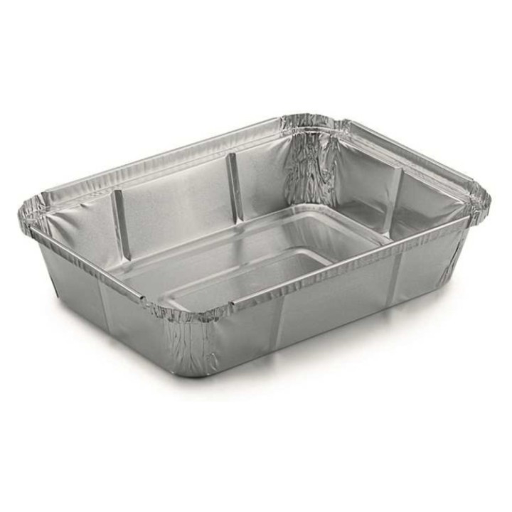 Bandeja 650 ml. aluminio 175x123x40 mm.  (pq. 100 un.)