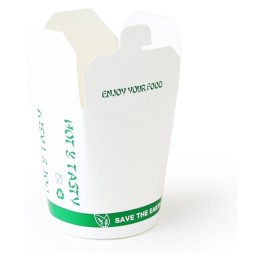 Envase Noogle Box 100x90 mm. 500 ml.  blanco (pq. 50 recip.)