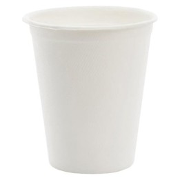 Vaso cartón 120 ml.  blanco (pq. 50 un.)