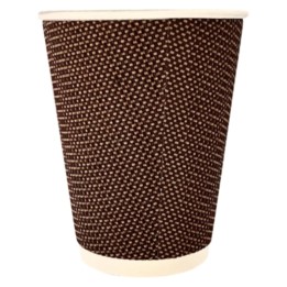 Vaso para bebida caliente cartón 230 ml. (pq. 25 un.)