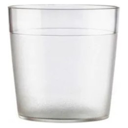 Vaso policarbonato 250 cc.  transparente (1 un.)